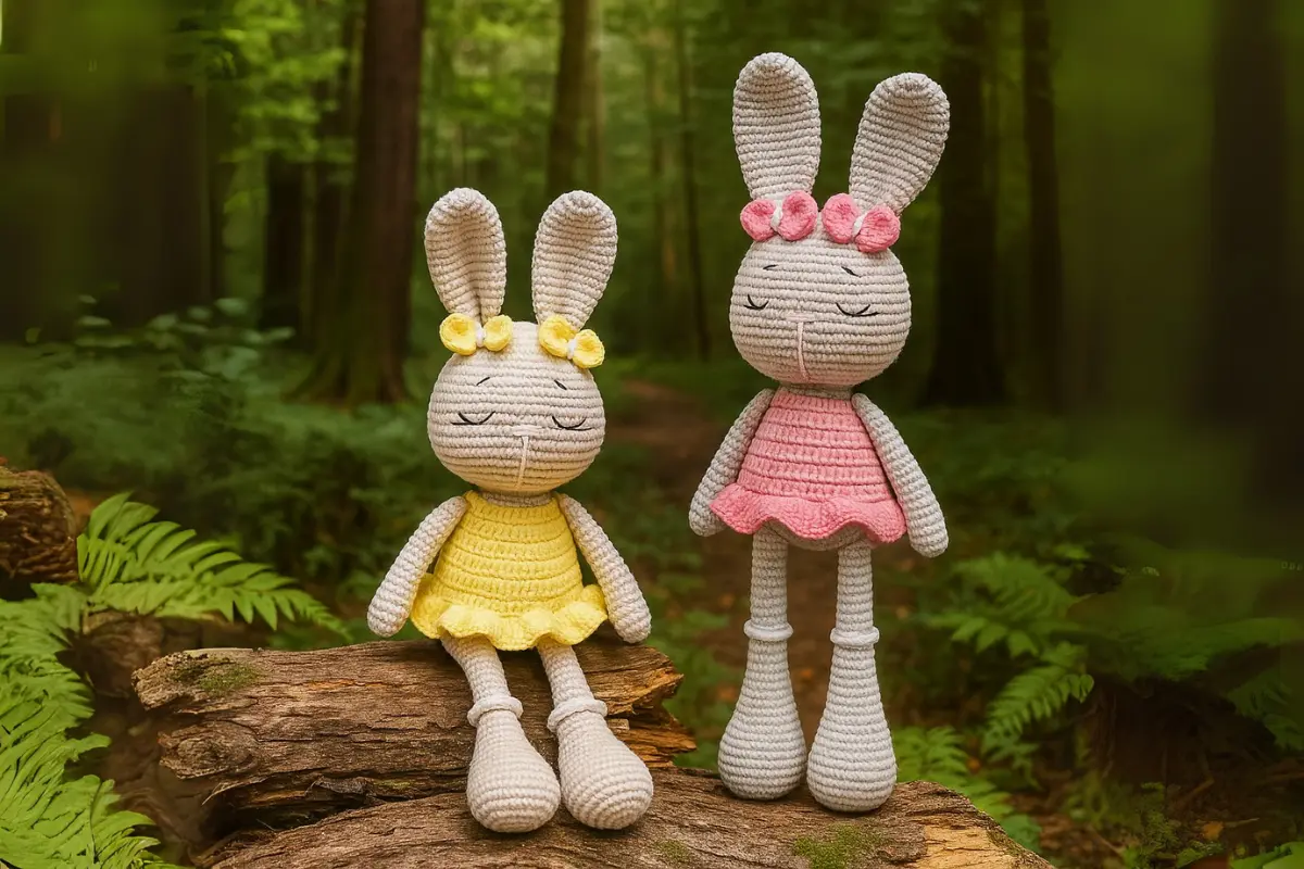 Coelha de Vestido Amigurumi: Um Presente Afetivo que Encanta em Qualquer Época