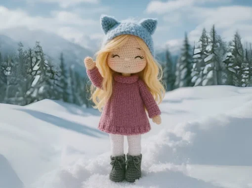 Boneca Aurora Amigurumi Boneca Aurora Amigurumi