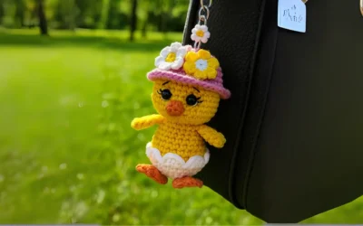 Como Fazer um Lindo Chaveiro Pintinho Amigurunmi