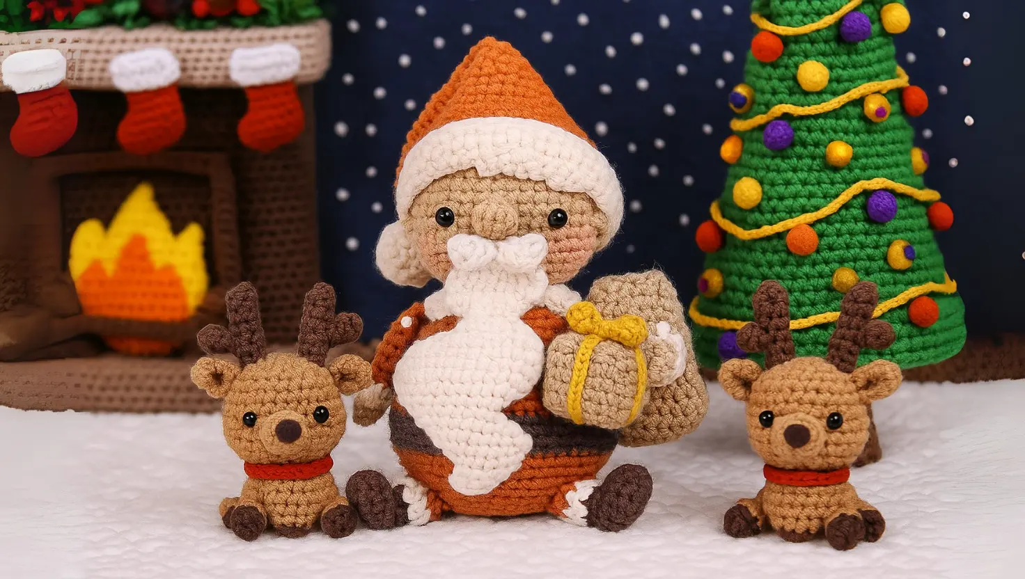 Como fazer um Papai Noel Amigurumi