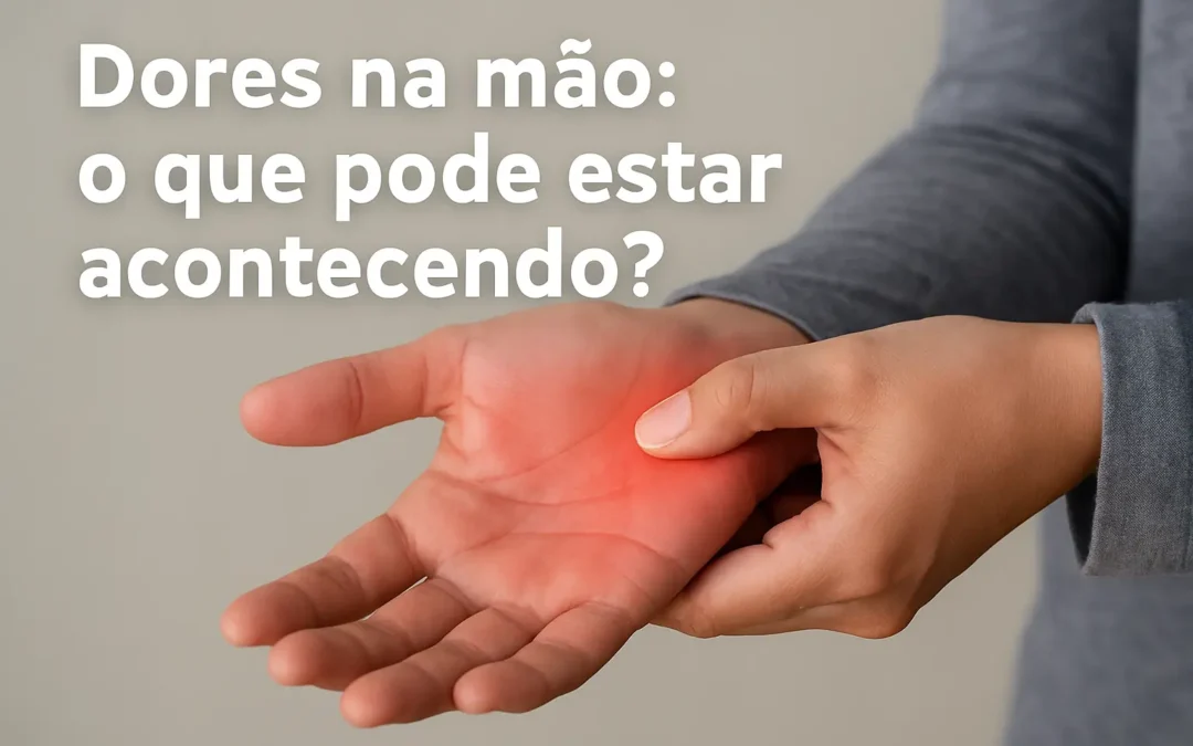 Dores na mão: o que pode estar acontecendo?