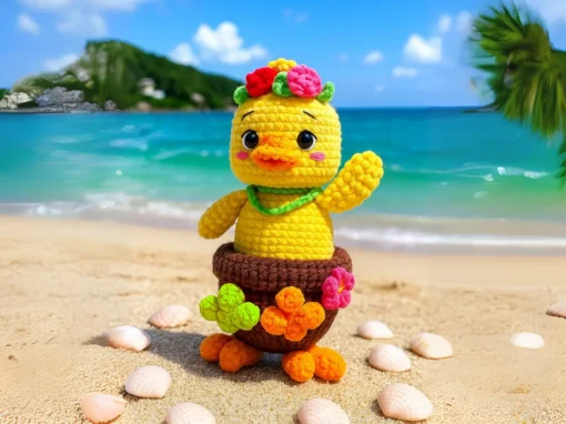 Pato Havaiano Diney Amigurumi Pato Havaiano Diney Amigurumi