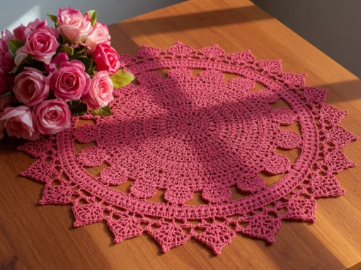 Sousplat de Crochê Fácil e Lindo Sousplat de Crochê Fácil e Lindo