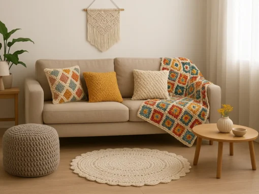 10 ideias de peças de crochê para decorar a sala de estar 10 ideias de peças de crochê para decorar a sala de estar