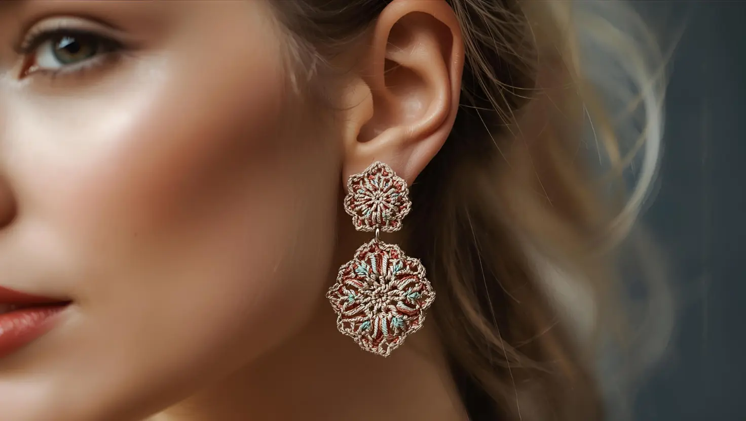 A Elegância dos Brincos de Crochê em Destaque (1)