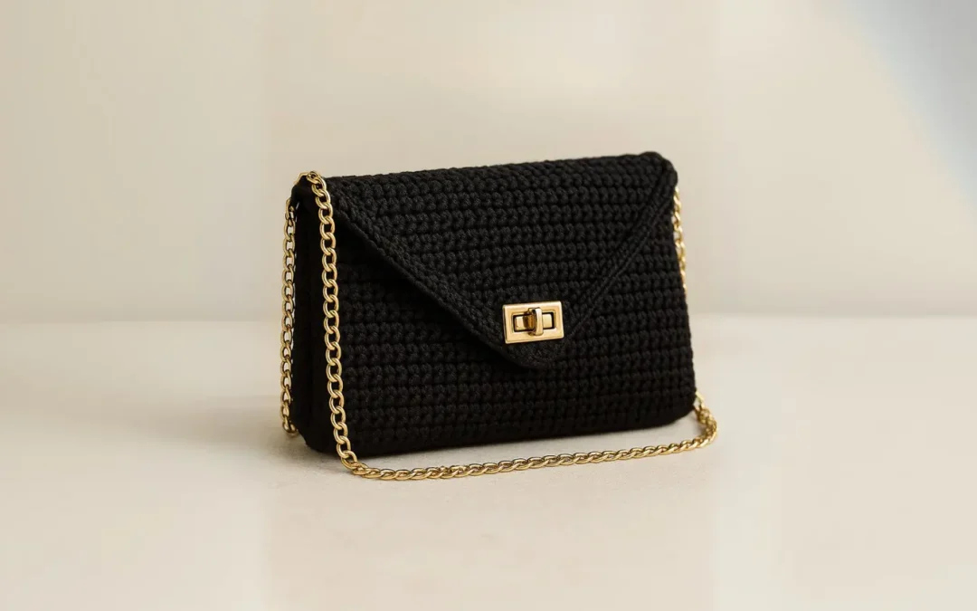 “Bolsa Envelope de Crochê: Estilo, Versatilidade e Inspiração para Criar a Sua”