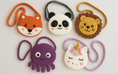 Bolsas de Crochê com Animais: Criatividade, Encanto e Tendência no Artesanato