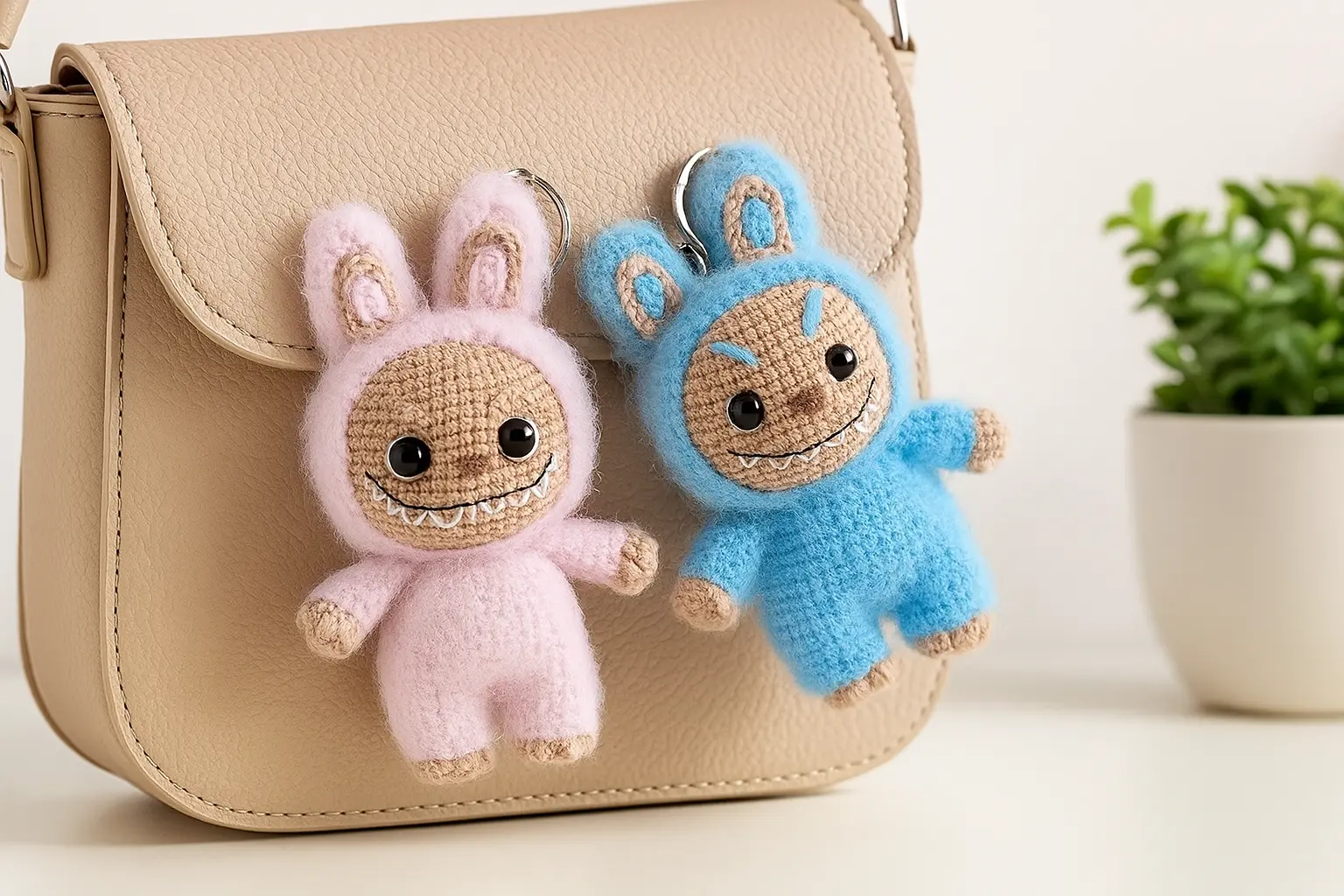 Chaveiros Labubus O Amigurumi que Virou Sucesso em Miniatura