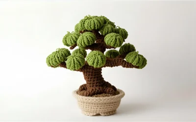Como Criar Bonsais de Crochê se Tornou um Negócio Lucrativo