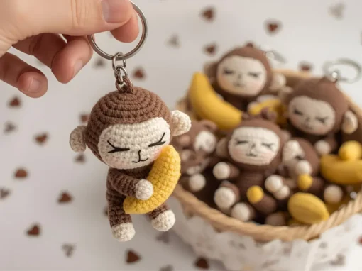 Como Fazer um Chaveiro de Macaquinho Amigurumi com Dicas Simples e Criativas Como Fazer um Chaveiro de Macaquinho Amigurumi com Dicas Simples e Criativas
