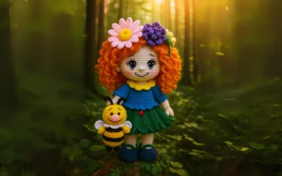 Como fazer a linda Boneca Aurora Amigurumi