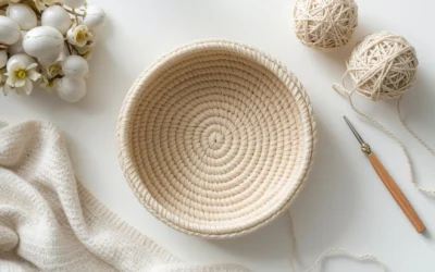 Crochê Minimalista: Menos Pontos, Mais Estilo