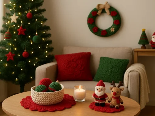Decoração de Natal em Crochê: Ideias Criativas e Econômicas Para Sua Casa Decoração de Natal em Crochê: Ideias Criativas e Econômicas Para Sua Casa