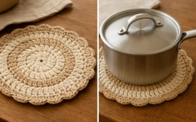 Descanso de Panelas de Crochê: Beleza, Praticidade e Receita Exclusiva
