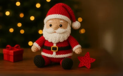 Encante o seu Natal com o “Papai Noel Amigurumi Encantado”