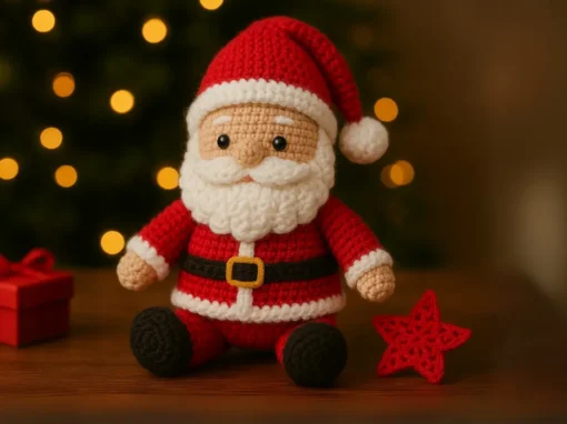 Encante o seu Natal com o “Papai Noel Amigurumi Encantado” Encante o seu Natal com o “Papai Noel Amigurumi Encantado”