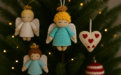 Enfeite sua Arvore de Natal com Amigurumis