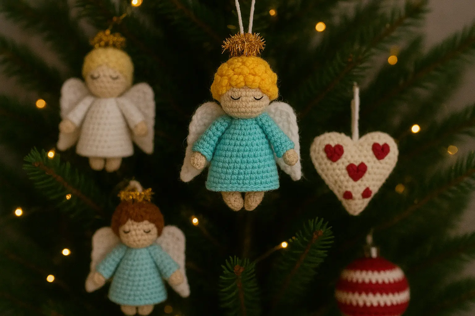 Enfeite sua Arvore de Natal com Amigurumis
