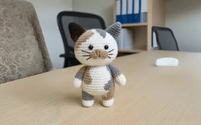 Gatinho Patches Amigurumi: Um Encanto de Artesanato que Conquista Corações