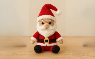 Papai Noel de Amigurumi: O Encanto do Natal em Cada Ponto de Crochê