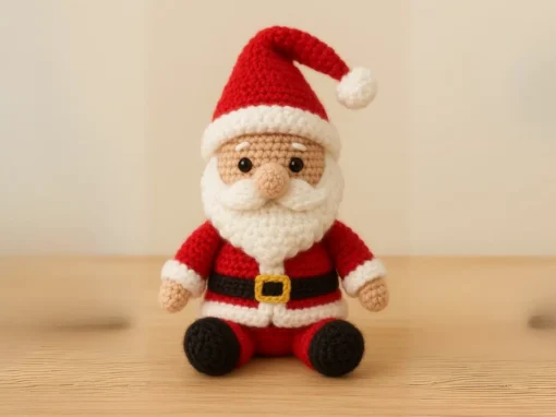 Papai Noel de Amigurumi: O Encanto do Natal em Cada Ponto de Crochê Papai Noel de Amigurumi: O Encanto do Natal em Cada Ponto de Crochê