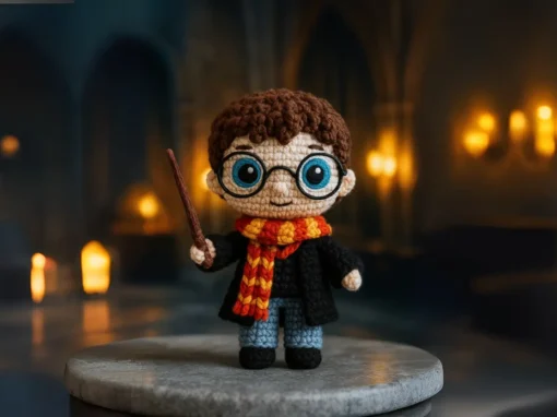 Amigurumi Harry Potter: magia e criatividade em forma de crochê Amigurumi Harry Potter: magia e criatividade em forma de crochê
