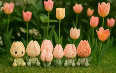 “Tulipas Fadas Amigurumi – Encanto e Magia em Crochê”.