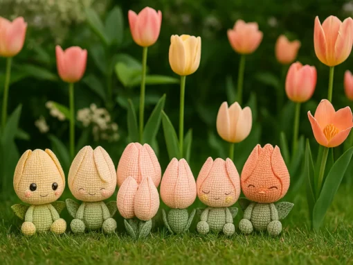 “Tulipas Fadas Amigurumi – Encanto e Magia em Crochê”. “Tulipas Fadas Amigurumi – Encanto e Magia em Crochê”.