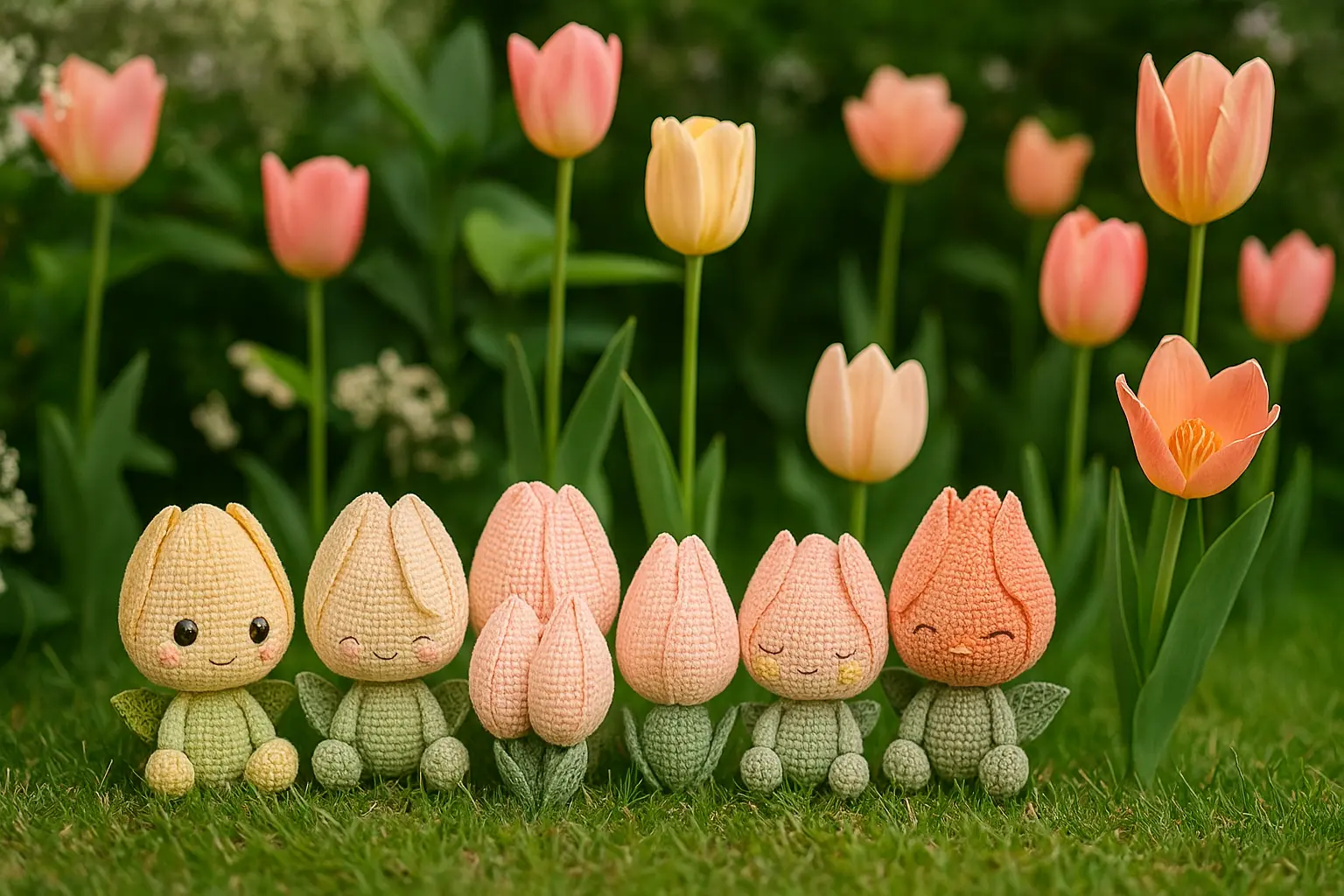 “Tulipas Fadas Amigurumi – Encanto e Magia em Crochê” (1)