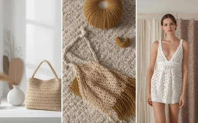 3 Itens de Luxo de Crochê que Vão Bombar em 2026