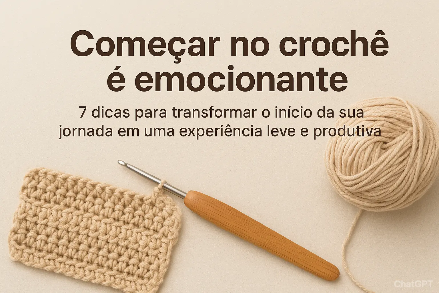 7 Dicas Essenciais para Quem Está Começando no Crochê