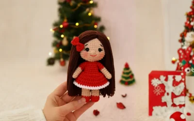 Aprenda a fazer a linda Boneca Belinha Amigurumi