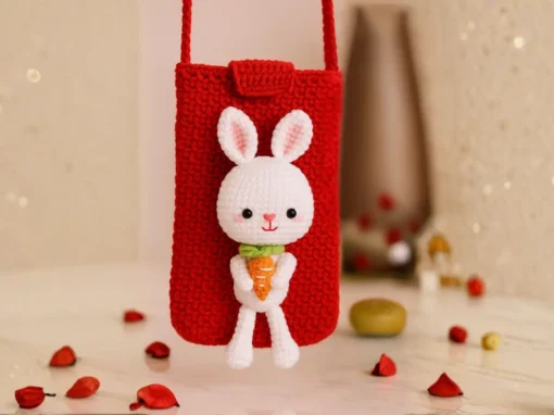 Bolsa de Coelhinho Amigurumi: Uma Peça Encantadora, Útil e Lucrativa Bolsa de Coelhinho Amigurumi: Uma Peça Encantadora, Útil e Lucrativa