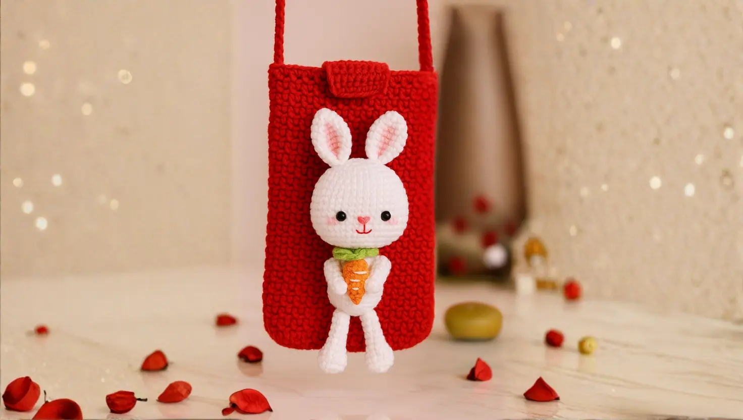 Bolsa de Coelhinho Amigurumi: Uma Peça Encantadora, Útil e Lucrativa