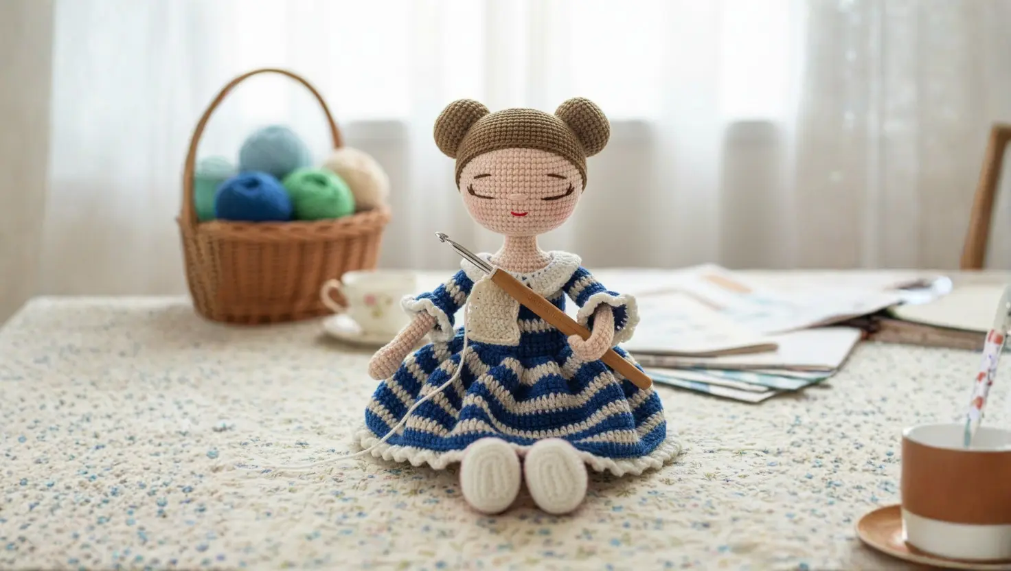 Boneca Penélope O Guia Completo para Criar, Valorizar e Vender sua Amigurumi de Luxo!