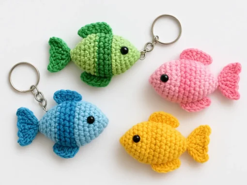 Chaveiro Peixinho Bicolor de Crochê: Como Transformar uma Peça Rápida em Vendas Lucrativas Chaveiro Peixinho Bicolor de Crochê: Como Transformar uma Peça Rápida em Vendas Lucrativas