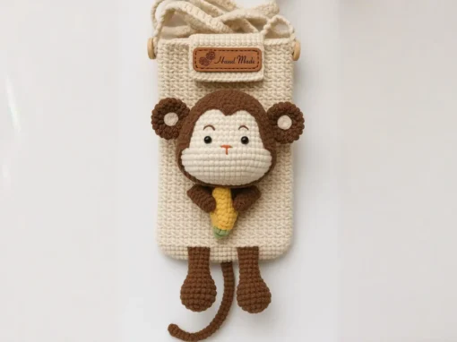 Como Fazer uma Linda Bolsa Macaquinho Amigurumi Como Fazer uma Linda Bolsa Macaquinho Amigurumi