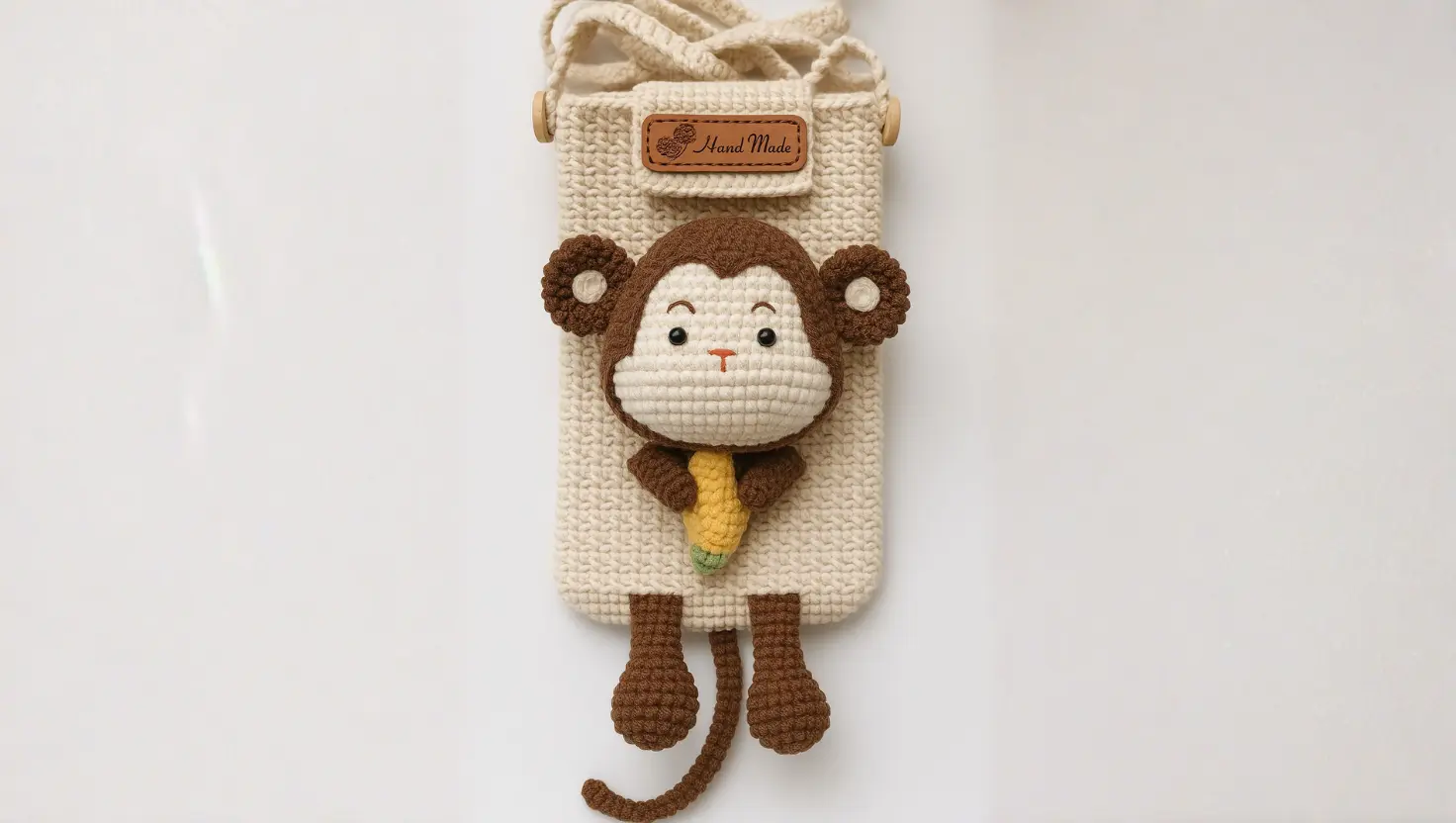 Como Fazer uma Linda Bolsa Macaquinho Amigurumi