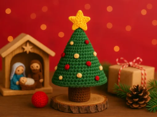 Encante sua Casa com a Mini Árvore de Natal Amigurumi – Um Toque Criativo e Cheio de Amor para Sua Decoração Encante sua Casa com a Mini Árvore de Natal Amigurumi – Um Toque Criativo e Cheio de Amor para Sua Decoração