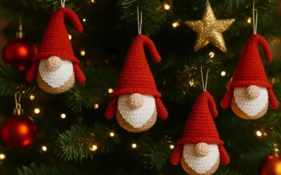 Enfeite sua Árvore de Natal com os Lindos Gnomos em Amigurumi