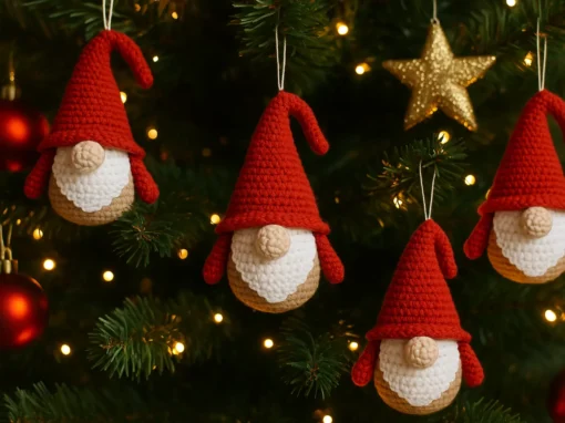 Enfeite sua Árvore de Natal com os Lindos Gnomos em Amigurumi Enfeite sua Árvore de Natal com os Lindos Gnomos em Amigurumi
