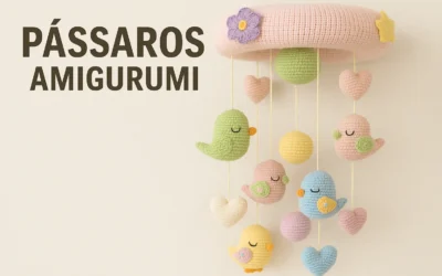 Móbile de Crochê Pastel para Quartinho de Bebê: Crie Sonhos e Conquiste Clientes