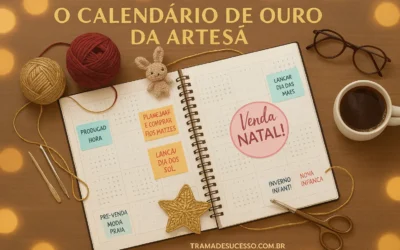 O Calendário de Ouro da Artesã: O Que Produzir em Cada Mês para Vender o Ano Todo (e Não Viver só de Natal).