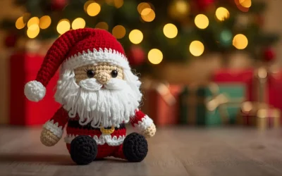 Papai Noel Amigurumi Fofo – Receita Grátis de Natal