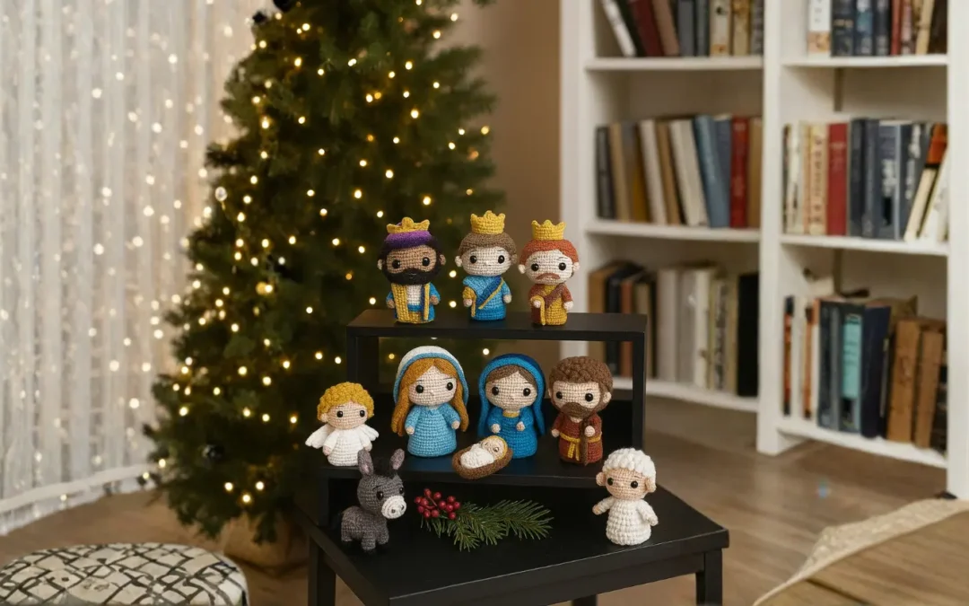 Presépio de Amigurumi: A Decoração de Natal que Une Tradição e Criatividade