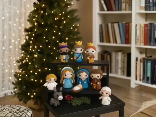 Presépio de Amigurumi: A Decoração de Natal que Une Tradição e Criatividade Presépio de Amigurumi: A Decoração de Natal que Une Tradição e Criatividade