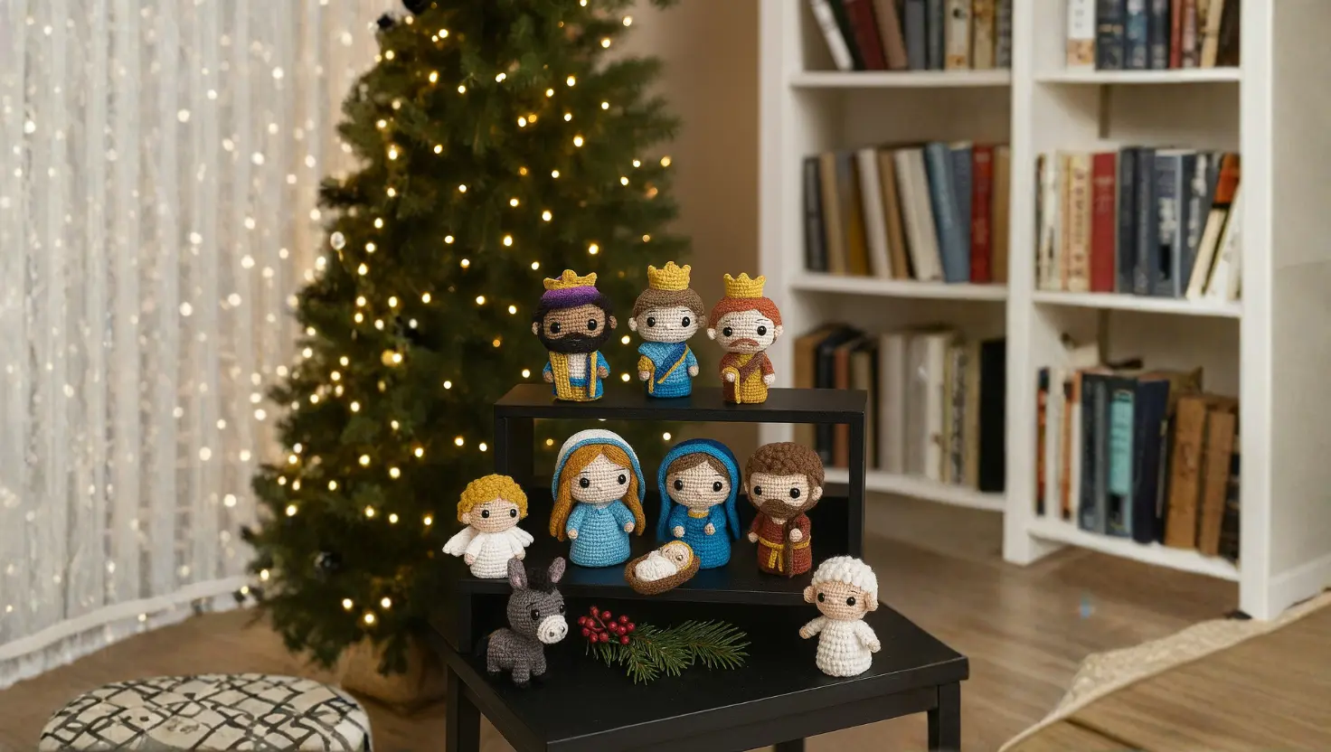 Presépio de Amigurumi A Decoração de Natal que Une Tradição e Criatividade (1)