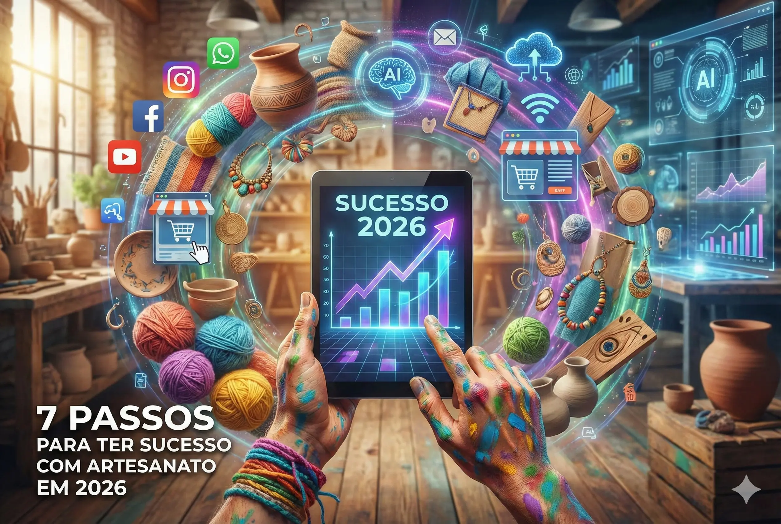 7 Passos Essenciais para Ter Sucesso com Artesanato em 2026: O Guia Definitivo