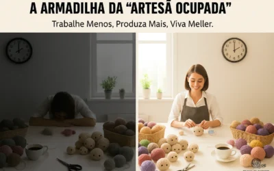 A Armadilha da “Artesã Ocupada”: Como Deixar de Trabalhar 12h por Dia e Começar a Trabalhar de Forma Inteligente