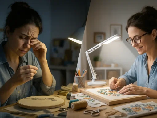 A Ferramenta Invisível: Por Que a Saúde Ocular é Vital para o Artesanato A Ferramenta Invisível: Por Que a Saúde Ocular é Vital para o Artesanato